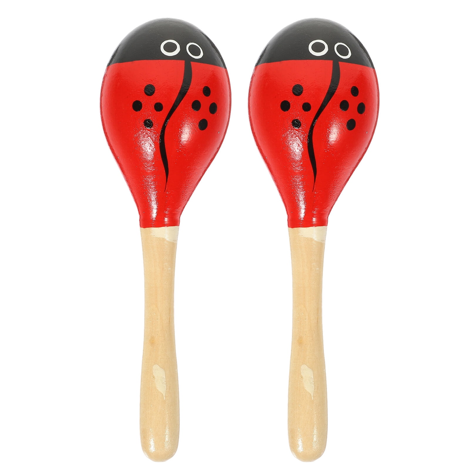 Seven Star Shaker Wooden Maracas Toys Educational for Kids Musical Baby ...