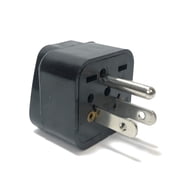 Seven Star Universal Travel Plug Adapters For USA Multi Pack 1 Pack, Universal to USA Grounded, Type B