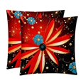 Seven Starred Iadybird Decorative Velvet Pillow Inserts with Unique
