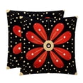 thumbnail image 1 of Seven Starred Iadybird Inserts with Chair Pillow Covers - Set of 2, Unique Patterns, Various Sizes 16x16, 18x18, 20x20 Inches for Home Decor and Special Occasions, 1 of 6