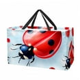 thumbnail image 1 of Seven Starred Ladybird Decorative Box Laundry Bag Shopping Bags Reusable Foldable Large Capacity Oxford Cloth Tote Bag, 1 of 7