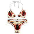 thumbnail image 1 of Seven Starred Ladybird Detachable Sponge Adjustable Strap Bikini Set Two-Pack Swimsuit Suit Beach Pool Party, 1 of 6