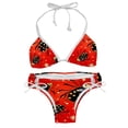 thumbnail image 1 of Seven Starred Ladybird Detachable Sponge Adjustable Strap Bikini Set Two-Pack Swimsuit Swim Suit - Beach Pool Vacation Club, 1 of 6