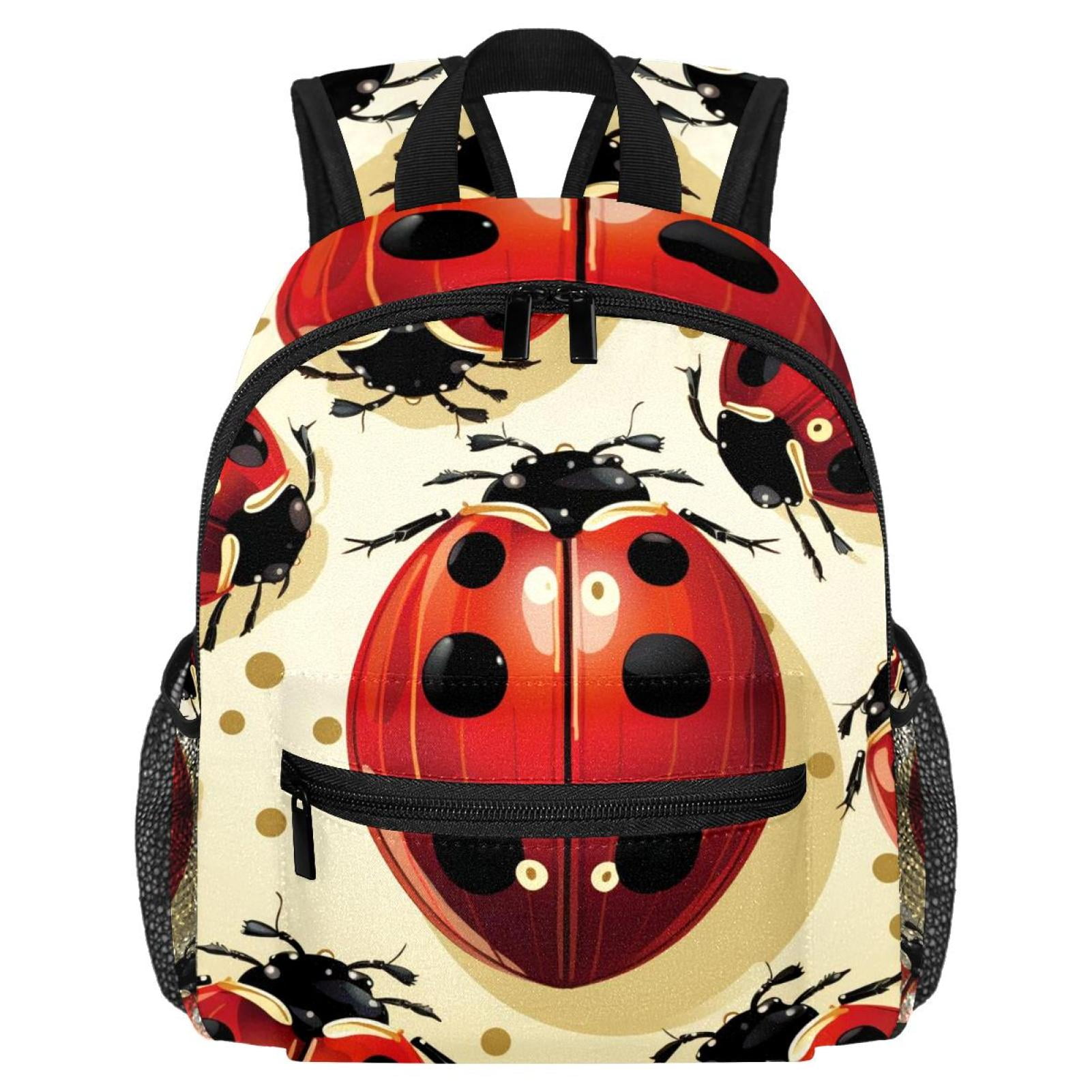 Seven Starred Ladybird Girl Backpacks: Camping Mini Backpack with ...