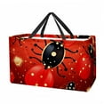 thumbnail image 1 of Seven Starred Ladybird Large Capacity Reusable Foldable Laundry Bag & Picnic Basket Combo - Oxford Cloth Multipurpose Picnic Baskets, 1 of 7