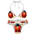 thumbnail image 1 of Seven Starred Ladybird One-Piece Swimsuit Bikini Set, Detachable Sponge, Adjustable Strap, Two-Pack, Beach Vacation Wear, 1 of 6
