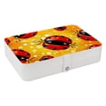 thumbnail image 1 of Seven Starred Ladybird PU Leather Jewelry Box with Removable Compartment and Necklace Holder - Portable Jewelry Display Case for Jewelry Boxes, 1 of 6