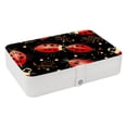 thumbnail image 1 of Seven Starred Ladybird PU Leather Necklace Holder with Removable Compartment, Portable Decorative Box Jewelry Boxes Necklace Organizer, 1 of 6