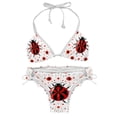 thumbnail image 1 of Seven Starred Ladybird Swim Wear Bikini Set with Detachable Sponge & Adjustable Strap, Two-Pack for Versatile Swimming Suit Styles, 1 of 6