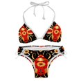 thumbnail image 1 of Seven Starred Ladybird Swimsuit Bikini Set, Detachable Sponge, Adjustable Strap, Two-Pack - Ideal for Beach, Pool, Vacay, 1 of 6