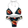thumbnail image 1 of Seven Starred Ladybird Swimsuit Women Bikinis: Detachable Sponge Adjustable Strap Bikini Set Two-Pack Beach Pool Vacation., 1 of 6