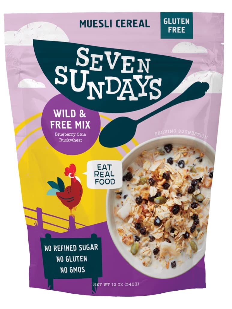 Seven Sundays Wild & Free Blueberry Chia Muesli Cereal {12 oz. pouch, 1