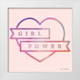 thumbnail image 1 of Seven Trees Design 12x12 White Modern Wood Framed Museum Art Print Titled - Girl Power IV, 1 of 4