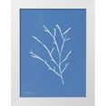 thumbnail image 1 of Seven Trees Design 12x14 White Modern Wood Framed Museum Art Print Titled - Blue Botanical III, 1 of 4