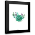 thumbnail image 1 of Seven Trees Design 15x18 Black Modern Framed Museum Art Print Titled - Succulent Plant II, 1 of 5