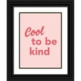 thumbnail image 1 of Seven Trees Design 19x24 Black Ornate Wood Framed with Double Matting Museum Art Print Titled - Cool to Be Kind, 1 of 4