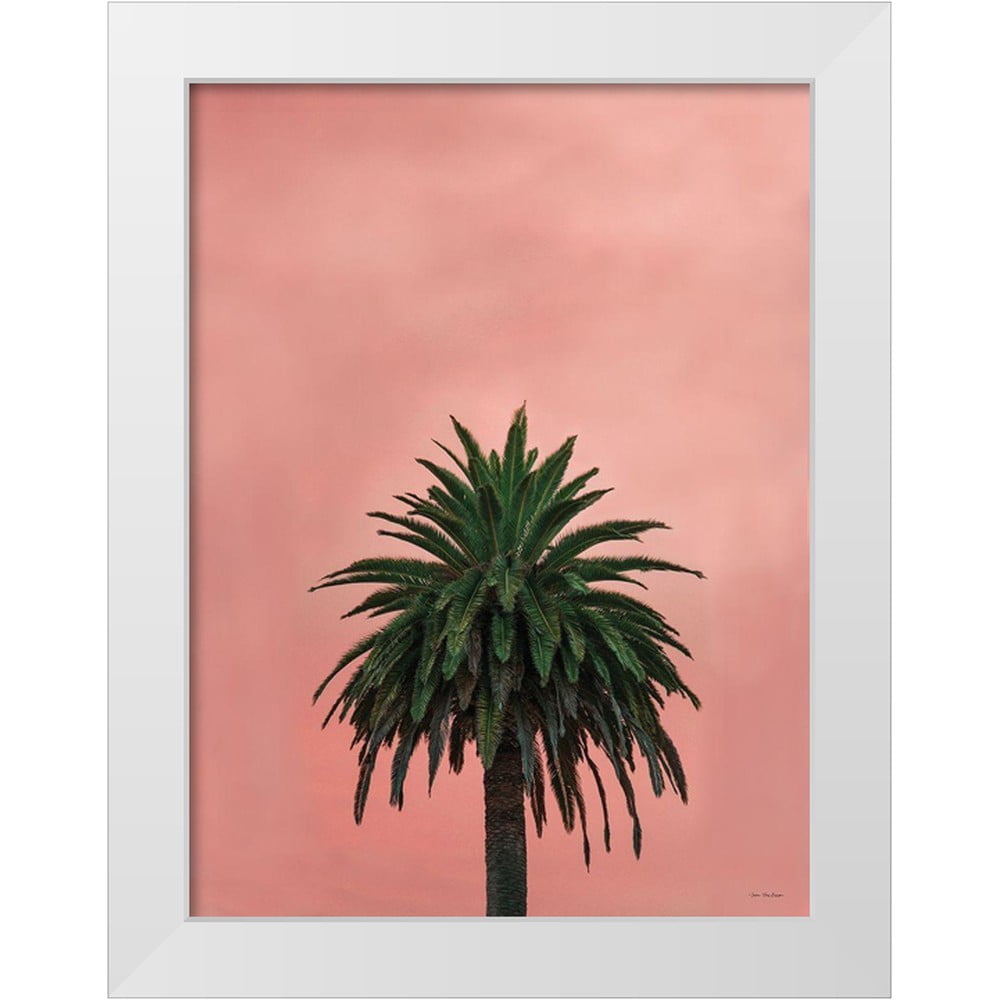 Seven Trees Design 19x24 White Modern Wood Framed Museum Art Print