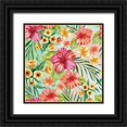 thumbnail image 1 of Seven Trees Design 20x20 Black Ornate Wood Framed with Double Matting Museum Art Print Titled - The Tropical Life I, 1 of 4