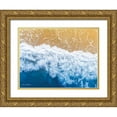 thumbnail image 1 of Seven Trees Design 24x19 Gold Ornate Wood Framed with Double Matting Museum Art Print Titled - Ocean Meets Sand II, 1 of 4