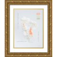 thumbnail image 1 of Seven Trees Design 25x32 Gold Ornate Wood Framed with Double Matting Museum Art Print Titled - Modern Vintage Botanical, 1 of 4