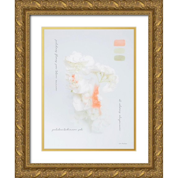 Seven Trees Design 25x32 Gold Ornate Wood Framed with Double Matting Museum Art Print Titled - Modern Vintage Botanical