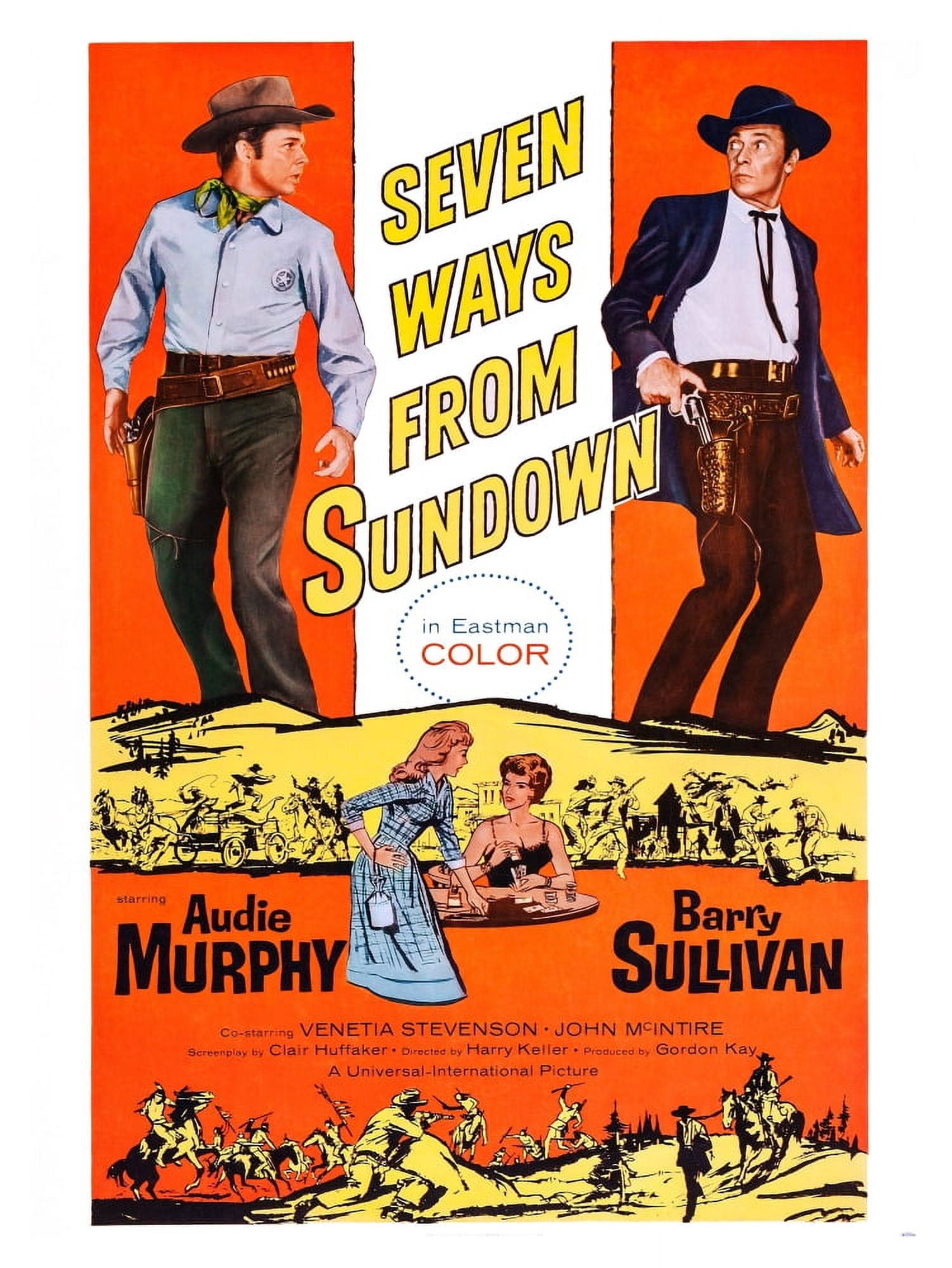 Seven Ways From Sundown Canvas Art - (11 x 17)