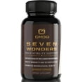 Seven Wonders Organic Mushroom Supplement Cordyceps, Reishi, Lion's