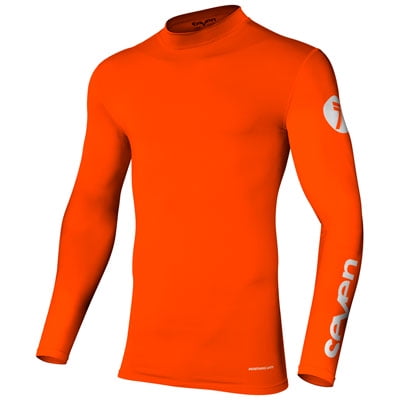 Seven Youth Zero Blade Compression Jersey X-Large Flo Orange