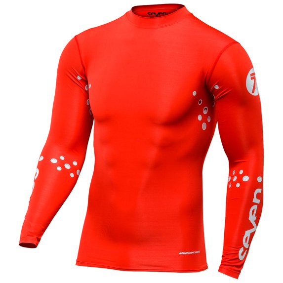 Seven Zero Blade Laser Cut Compression Jersey Medium Red