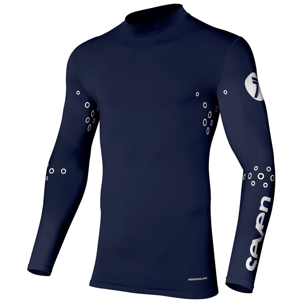 Seven Zero Blade Laser Cut Compression Jersey X-Large Navy
