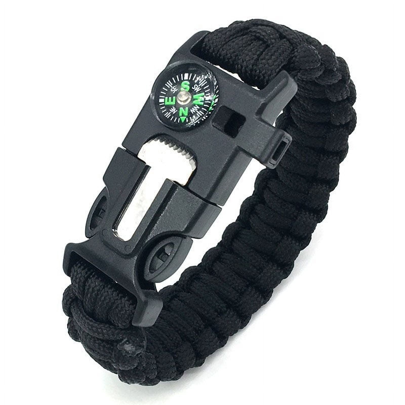 Seven-core umbrella rope woven five-in-one bracelet compass survival ...