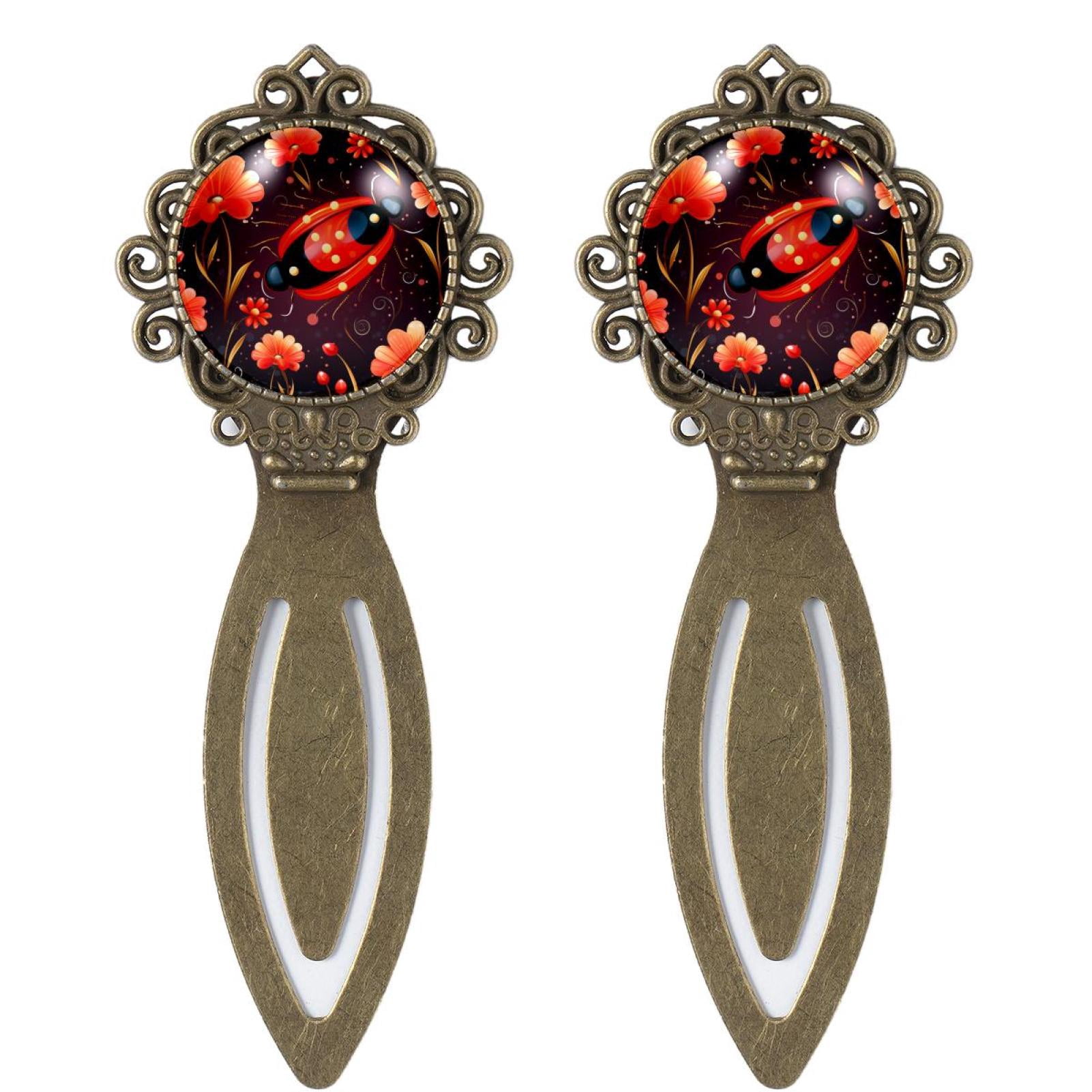 Cute Ladybug Clip Bookmarks - Set Of 2 Adorable Page Markers For Books & Planners 3 thumbnail image