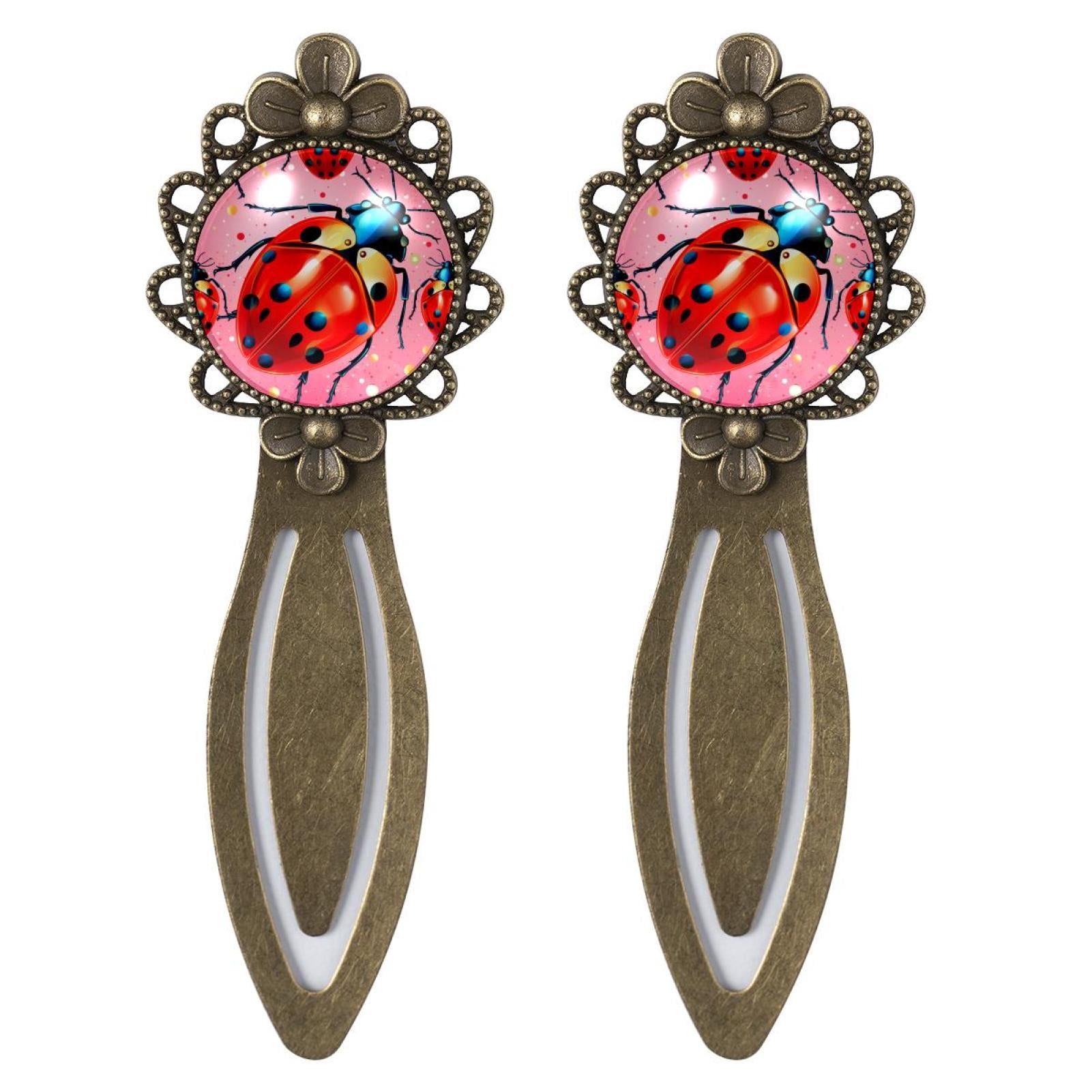 Cute Ladybug Clip Bookmarks - Set Of 2 Adorable Page Markers For Books & Planners 5 thumbnail image
