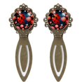 thumbnail image 1 of Seven-star ladybug Vintage Copper-Colored Lace Bookmarks: a Stainless Steel Reading Accessory Set -Book Markers for Book Lovers, 1 of 5