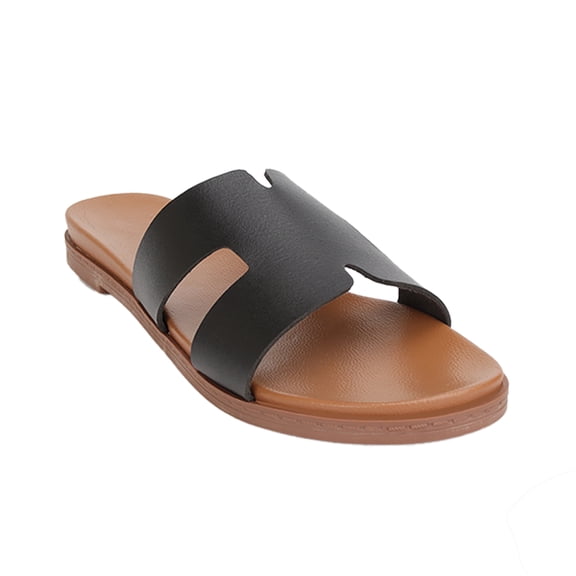 Women's H-Band Slide Sandals  Comfortable Flat Sandals for Everyday Wear