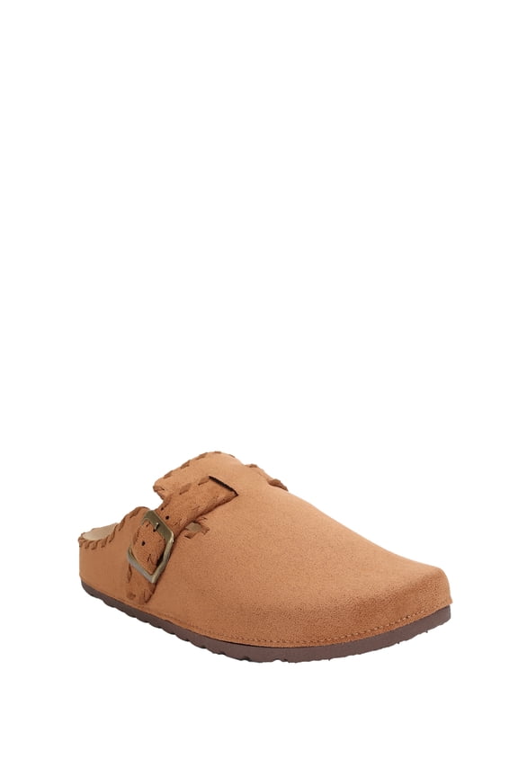 Women's Buckle Clog Mules Comfortable Slip-On Casual Clogs for Everyday Wear