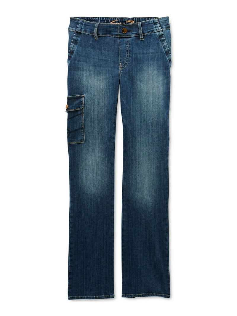 [Margesherwood ] / ☆  WASHED BOOTSCUT DENIM / camel Camellia Carpenter Mini Bootcut Jeans - Dark Wash | Fashion Nova