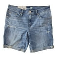 thumbnail image 1 of Seven7 Ladies Easy Relaxed Fit Mid Rise Cuffed Hem 8.5" Inseam Bermuda Short (City, 6), 1 of 2