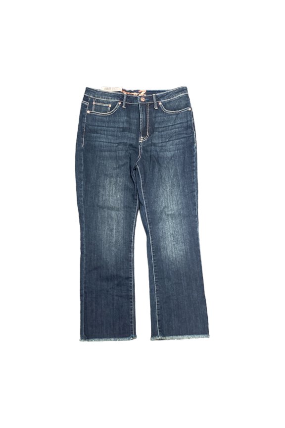 Ladies High-Rise Step Hem Cropped Fashion Jean (Hayden, 14)