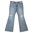 thumbnail image 1 of Seven7 Ladies Slimming Silhouette Premium Soft Stretch Denim Slim Flare Jean (Enchanted, 12), 1 of 2