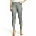 thumbnail image 1 of Seven7 Women's 4-Way Stretch Skinny Leg Pull On Ponte Pant Legging (Black/White Glen Plaid, L), 1 of 2