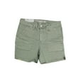 thumbnail image 1 of Seven7 Women's 5" Soft Twill Utility Shorts w/ Front Patch Pockets (Agave Green, 12), 1 of 3