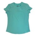 thumbnail image 1 of Seven7 Women's Cotton Crew Neck Short Sleeve T-Shirt (Riviera, XL), 1 of 1