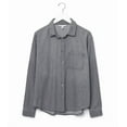 thumbnail image 1 of Seven7 Women's Denim Button Up (Smoke Solid, Small), 1 of 2