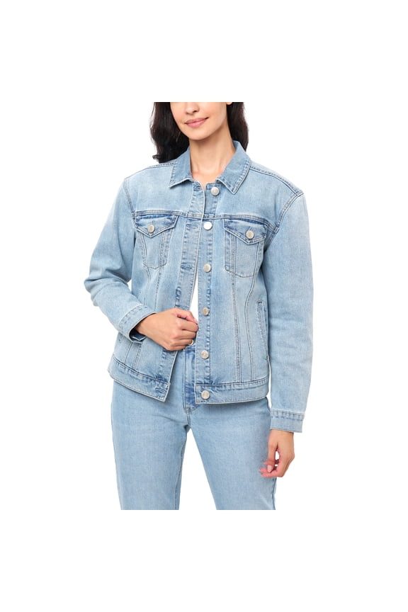 Women's Denim Trucker Jacket - Key West