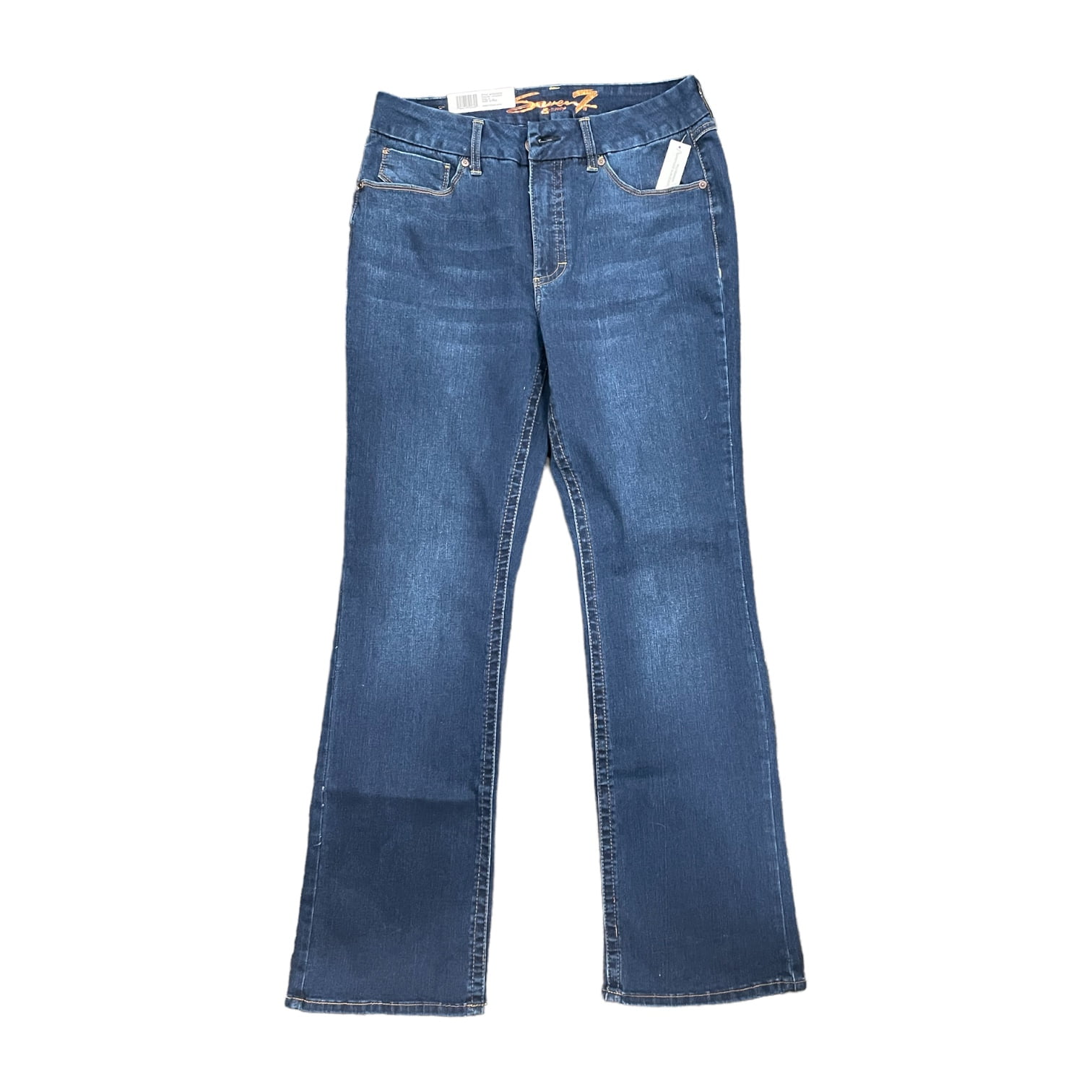 Seven7 Women's High Rise Tummyless Slim Boot Leg Jeans (London, 12 ...