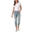 thumbnail image 1 of Seven7 Women's Starlette Crop Stretch Jean, Floral Print, 1 of 4