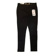 Seven7 Women's Tummy-Control Skinny Jeans, High Rise, Black, Size 2