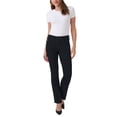 thumbnail image 1 of Seven7 Women's Tummyless Bootcut Jean, Black, 1 of 4