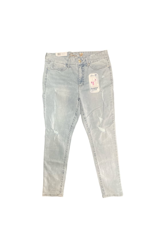 Women's Tummyless High Rise Slimming Control Panel Skinny Jeans (Amsterdam, 4)